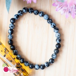 Obsidienne Neige - Bracelet