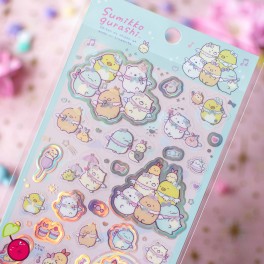 Stickers Sumikko Gurashi  - Ebi Idol - Fond bleu