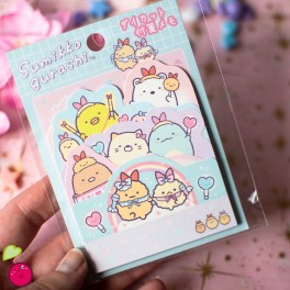 Bloc mémos die cut Sumikko Gurashi  - Ebi Idol - Bleu