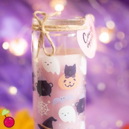 Grande bougie Cute Halloween - Pomme d'amour