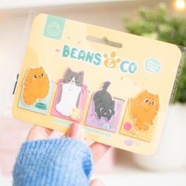Marque-pages aimant&eacute;s Chats Mignons