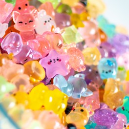 Figurines Kawaii Glow - Pack de 6