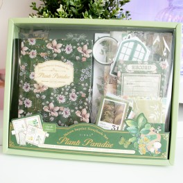 Coffret Scrap & Papeterie - Nature Vintage