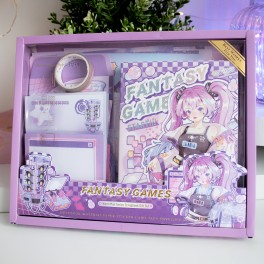 Coffret Scrap & Papeterie - Chibi Futuriste